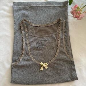 Rare Y2K American eagle grunge lace tank top